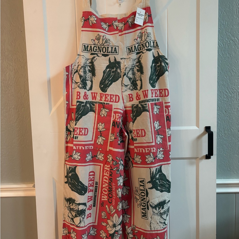 Magnolia Feed Sack Overalls - Picture 6 of 8